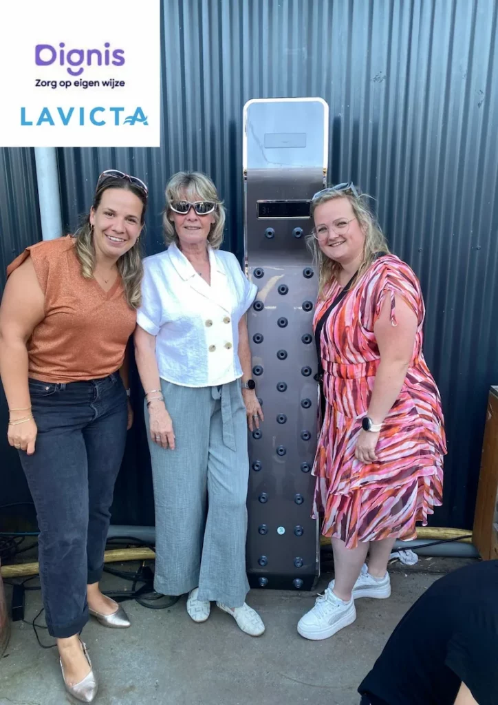 Lavicta Luchtdroger met 3 medewerkers Dignis Groningen